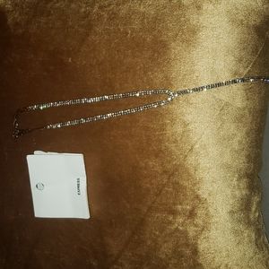 Express Y Dark Stone lariat.